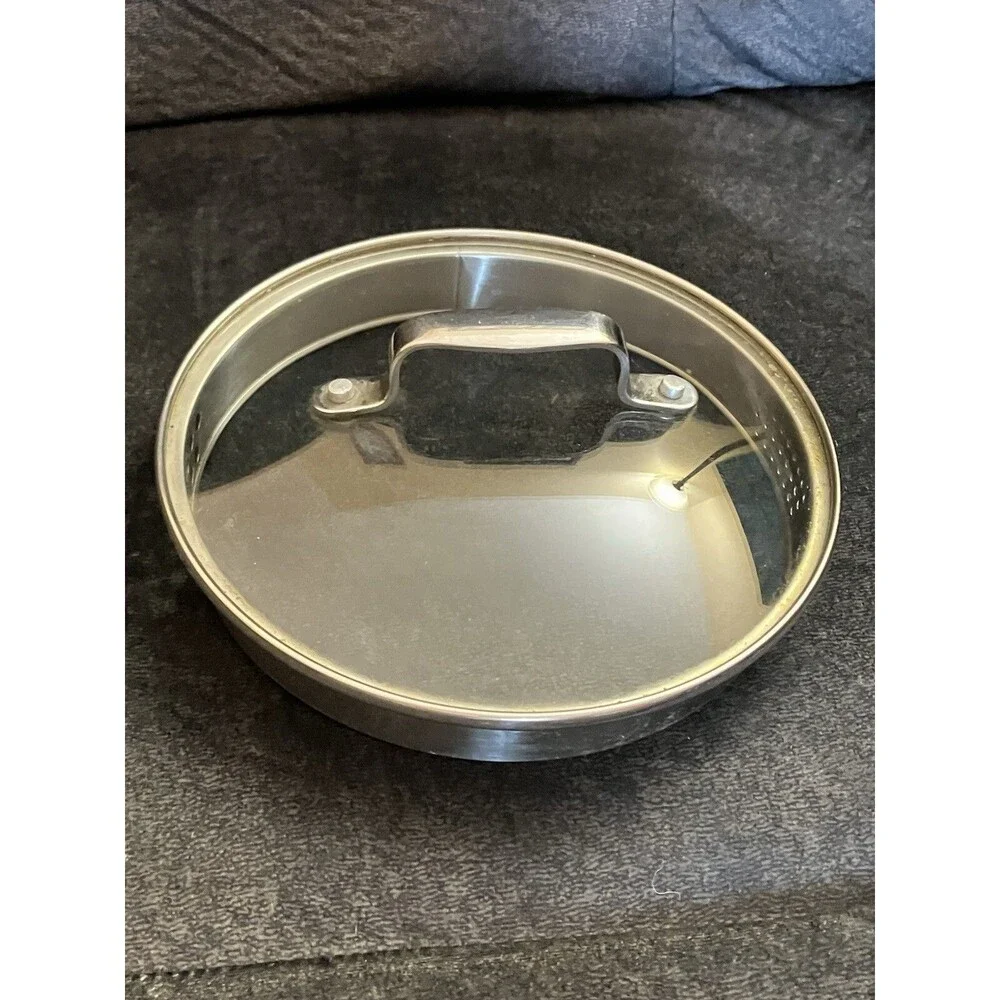Glass Pan Pot Stainless Handle 7.25” Replacement Lid